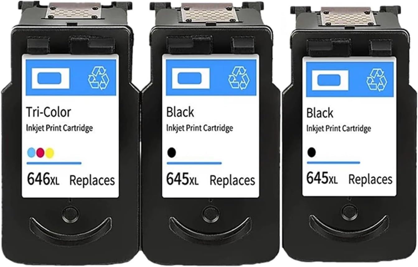 Ink Cartridge for C-anon PG-645 CL-646 PG 645 CL 646 MG2460 MG2560 MG2960 MG2965(2Black 1Color)