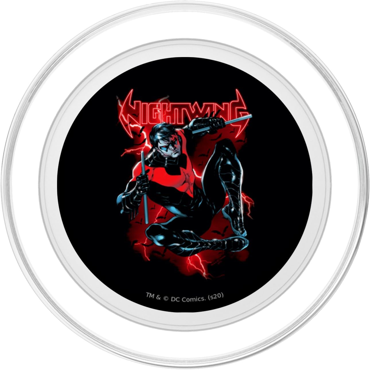 Batman Nightwing Lightwing PopSockets MagSafe PopGrip for iPhone