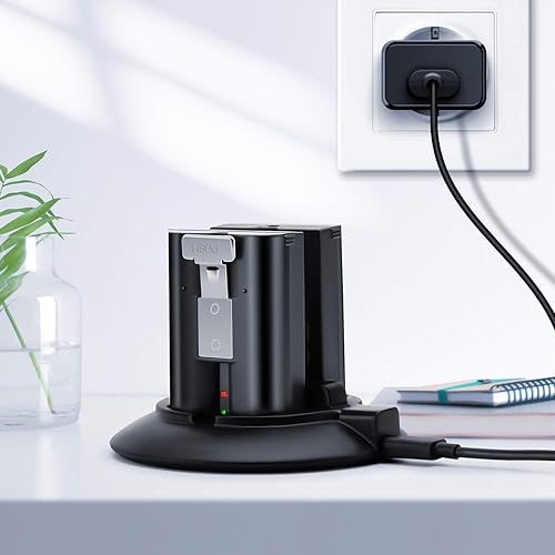 Miniatura 7 de OLAIKE Estación de carga de batería con adaptador de corriente de 5 V 1 A para timbre de puerta de anillo 234, cámara de foco y cámara Stick Up Cam