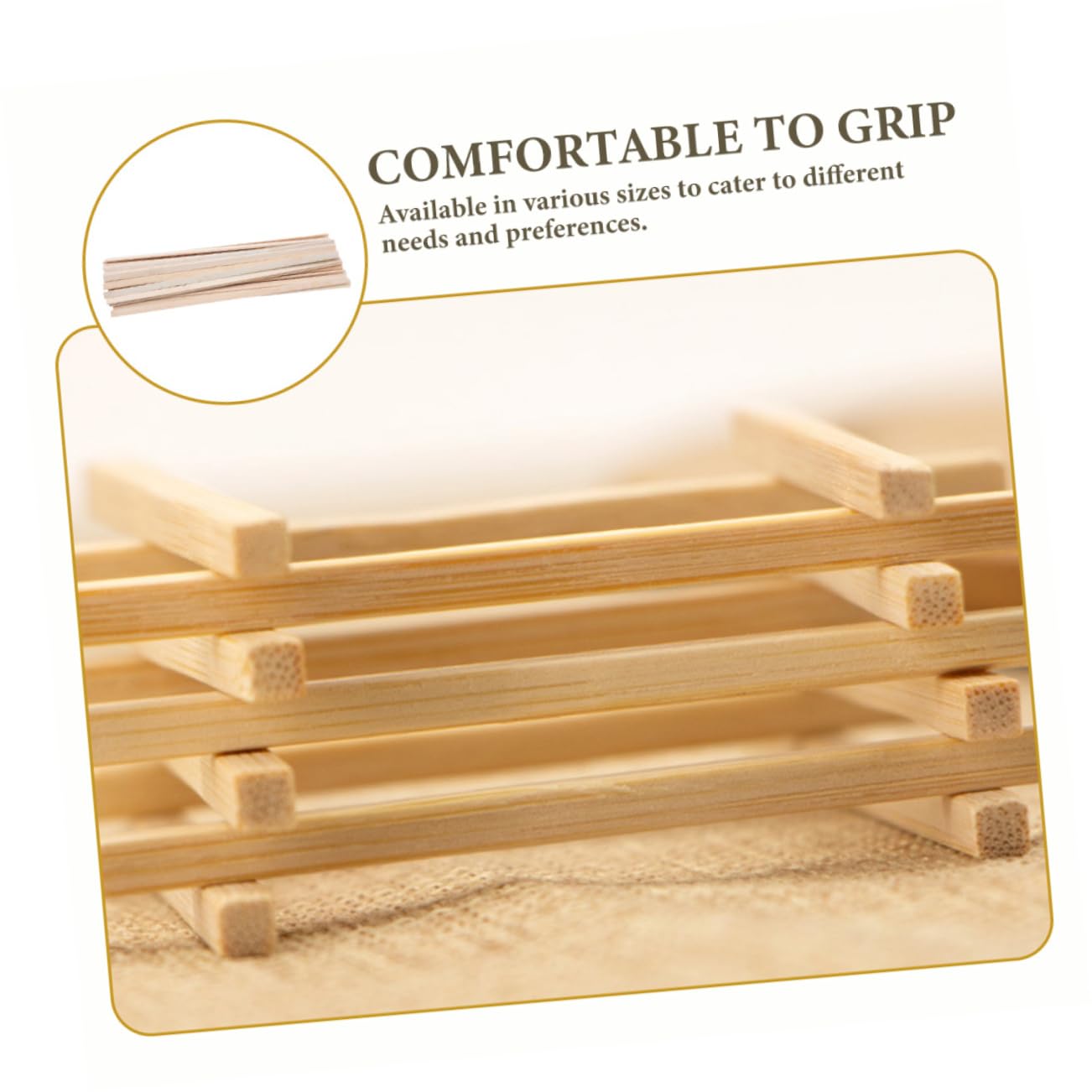 Anneome 50 Stck Bambus Stbe zum Basteln Stockdekor fr Selbstgemacht  Handwerk Vielseitiges Material Frdert Kreativitt Beige Farbe fr Mehrere  Projekte : Amazon.de: Kche, Haushalt & Wohnen