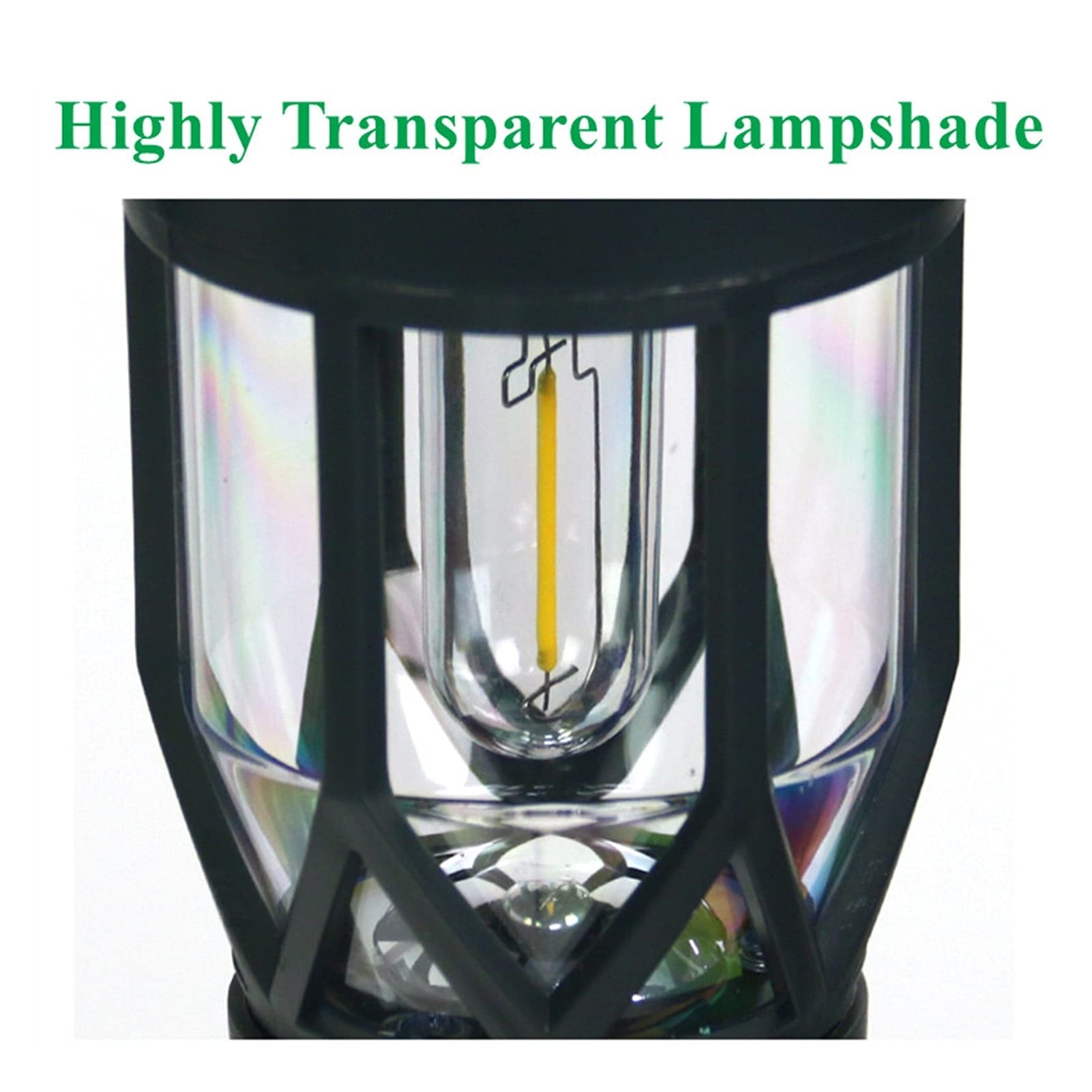 caihuashopping Luces Jardín Energía Solar césped luz decoración al Aire Libre led jardín iluminación iluminación cilíndrica diseño Luces Impermeable jardín césped lámpara iluminación Luz de Césped