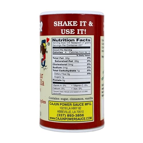Miniatura 2 de Cajun Power Dulce azúcar de canela con vainilla pura 8 onzas