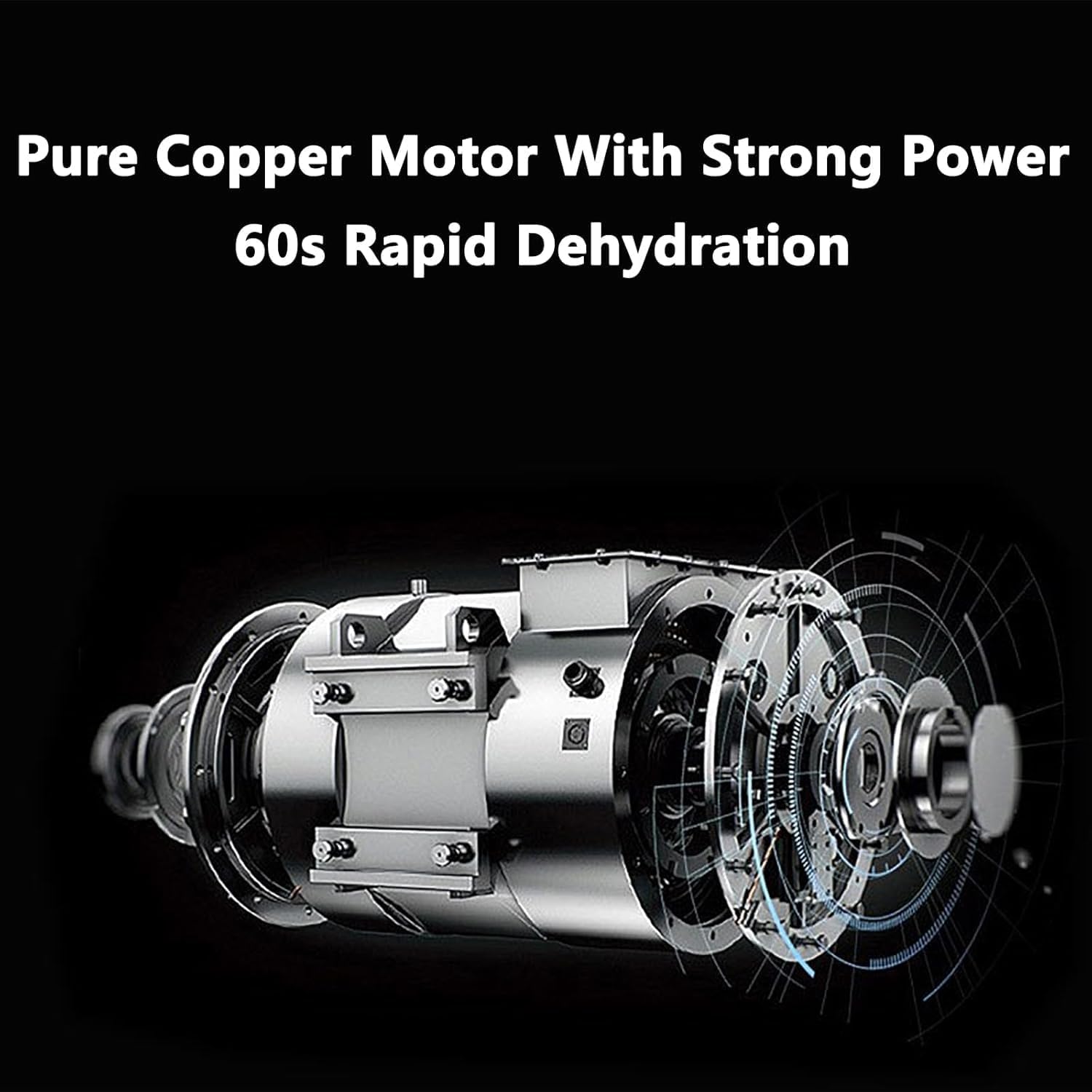 Commercial Salad Spinner, Stainless Steel Electric Salad Dryer 360 degree Omnidirectional and 60S Fast Efficient Dehydration, for Restaurant (10kg)