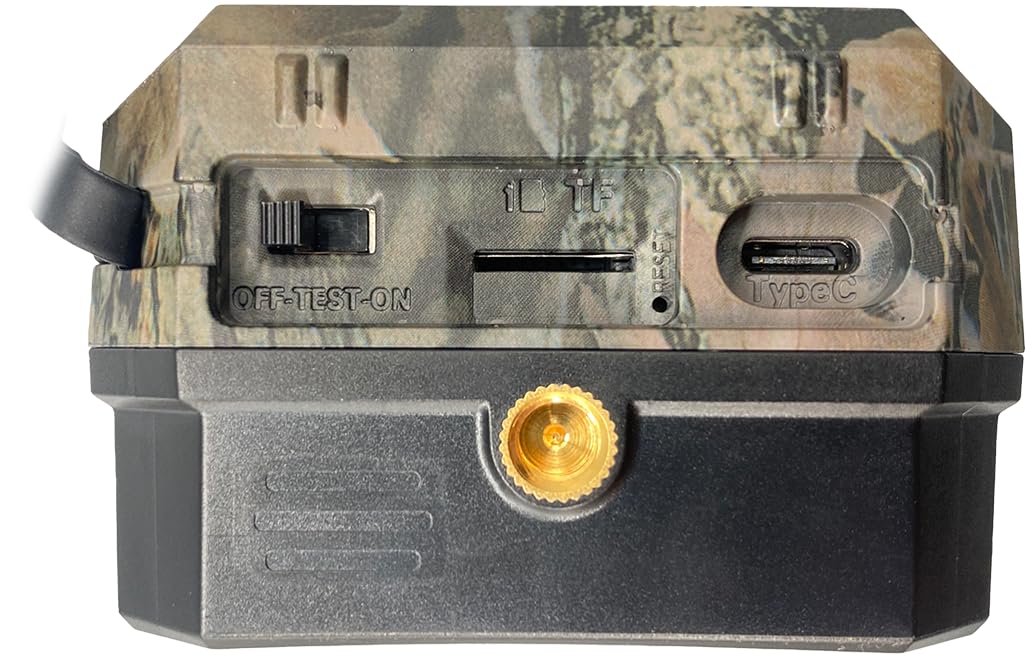 Berger & Schröter Mini caméra de Chasse WiFi 32 MP, Panneau Solaire 0,75 W, Vision Nocturne Infrarouge 940 nm, Batterie au Lithium 5200 mAh, caméra pour Animaux Sauvages, déclencheur 0,2 s