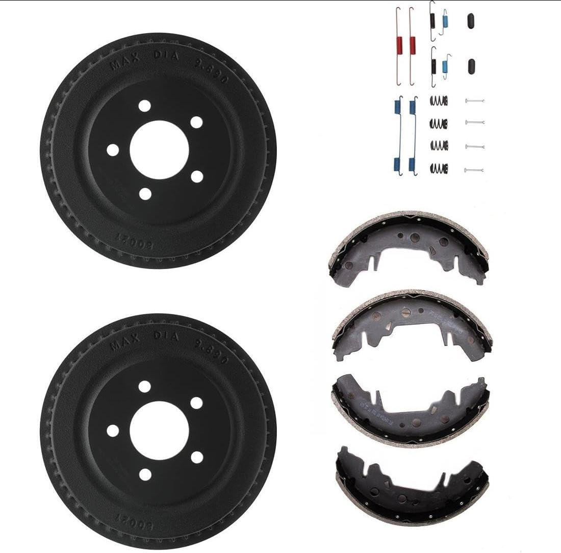 Rear Drum Brake Hardware Kit Drum Brake Shoe for Chrysler Voyager 2001 2002 3.3L V6