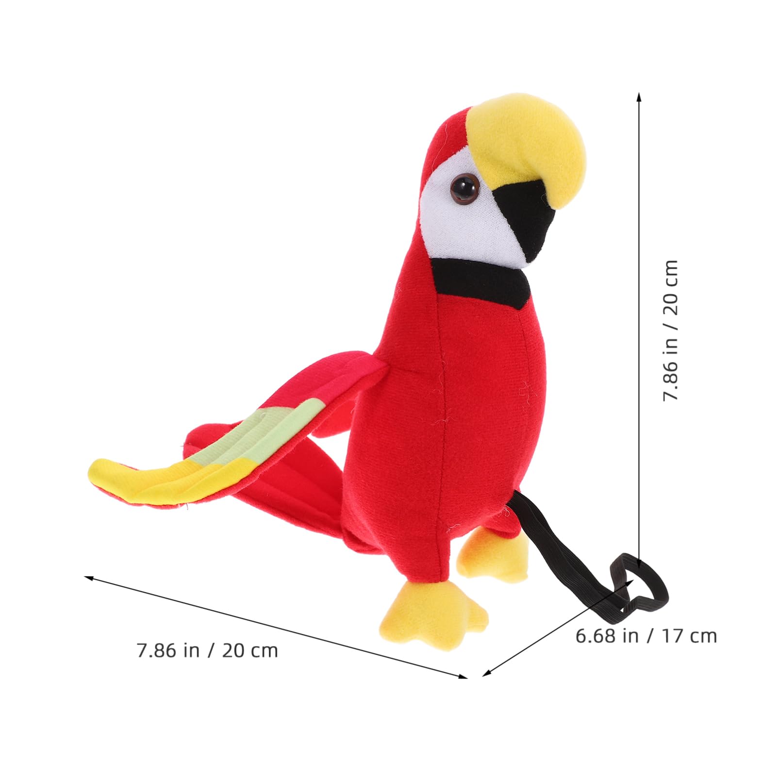 Homoyoyo Halloween Pirate Parrot Props: 1 Pcs Shoulder Pirate Parrot - Image 3