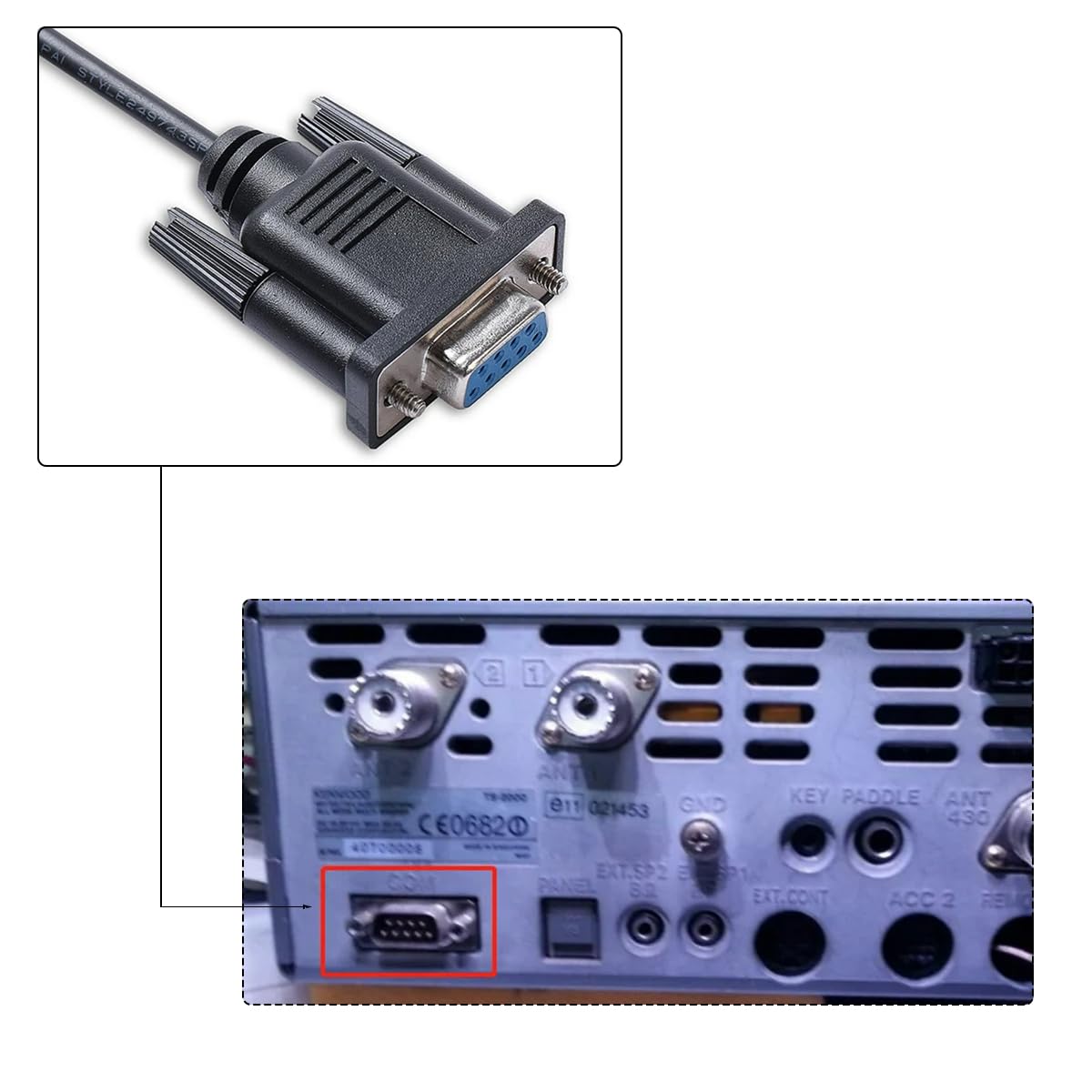 Prolific PL2303 Câble De Programmation Radio USB Pour Kenwood TS