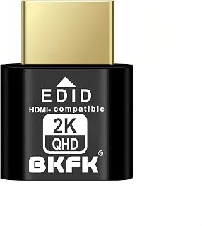 1080P@60HZ HDMI Dummy Plug,Virtual Monitor EDID Emulator, Headless Display Adapter,Headless hdmi Adapter，hdmi Dummy，(1080P/60Hz-1P)
