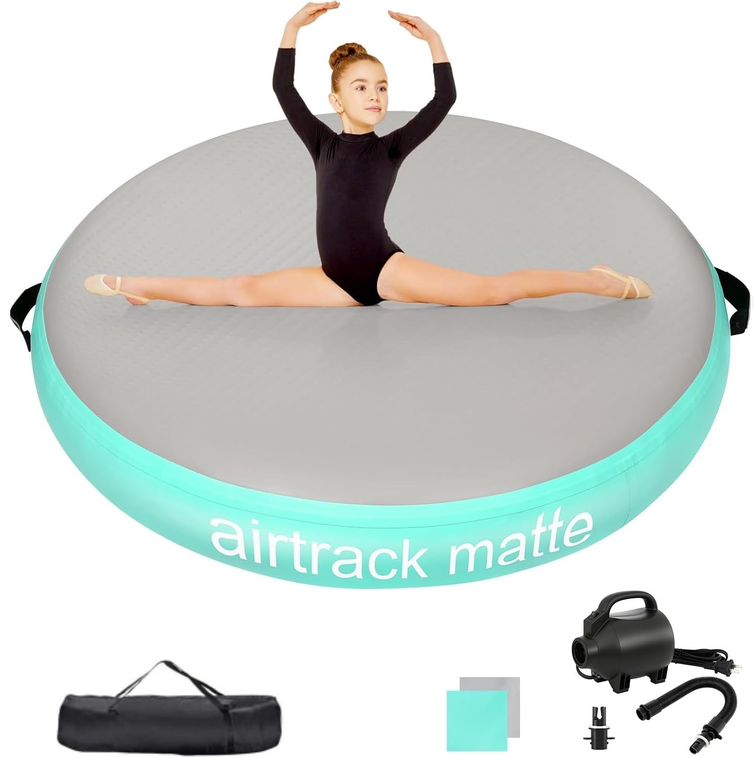Airtrack Matte Airspot, 20CM Höhe Durchmesser 100/140CM Aufblasbare Tumbling Matte Air Barrel