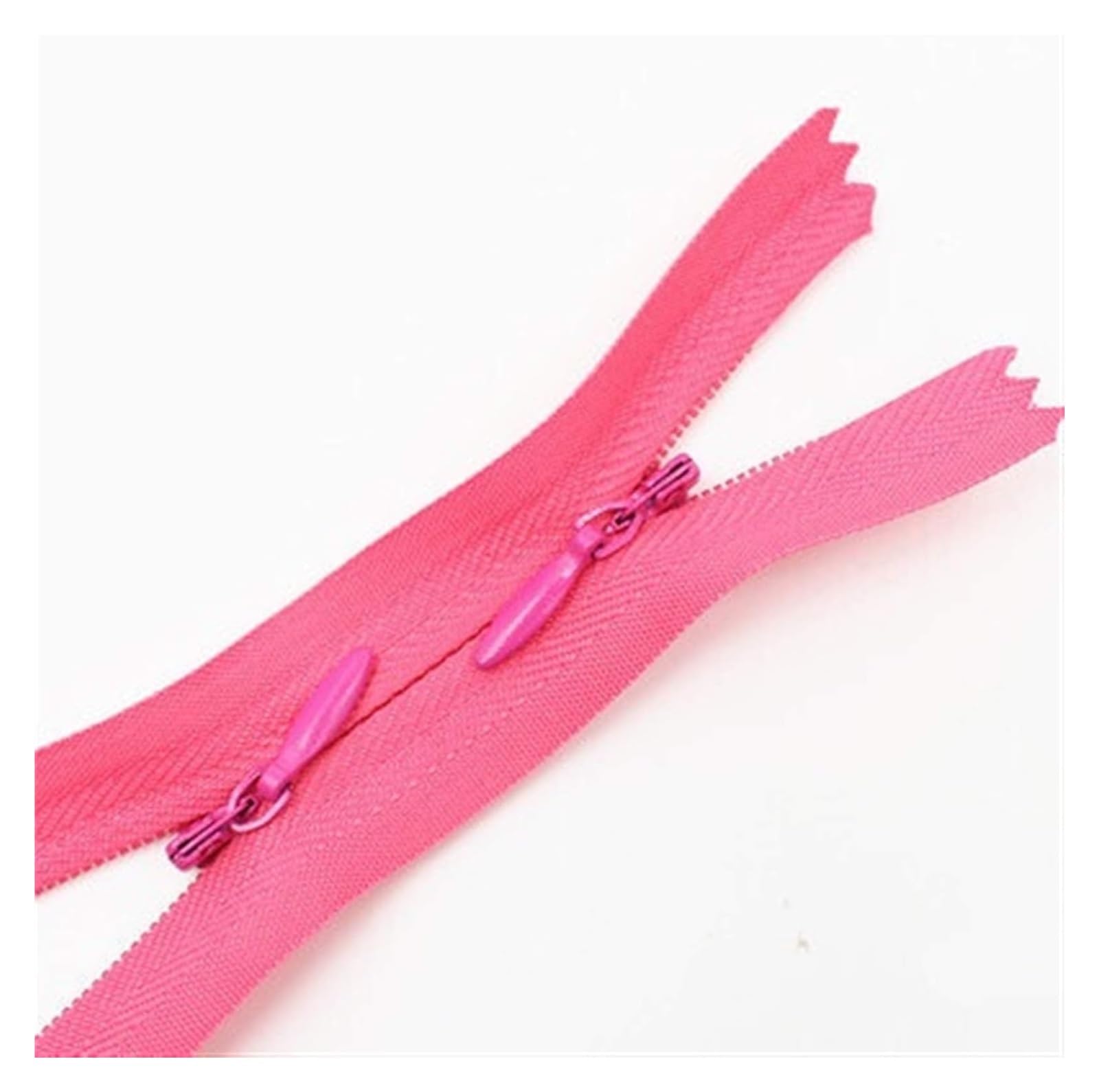 dfEDRd Nylon Coil Zipper by The Yards, 10 Pcs Double Head Invisible Zippers, for Garment Sewing Dress Feeding Clothes Zipper(B)