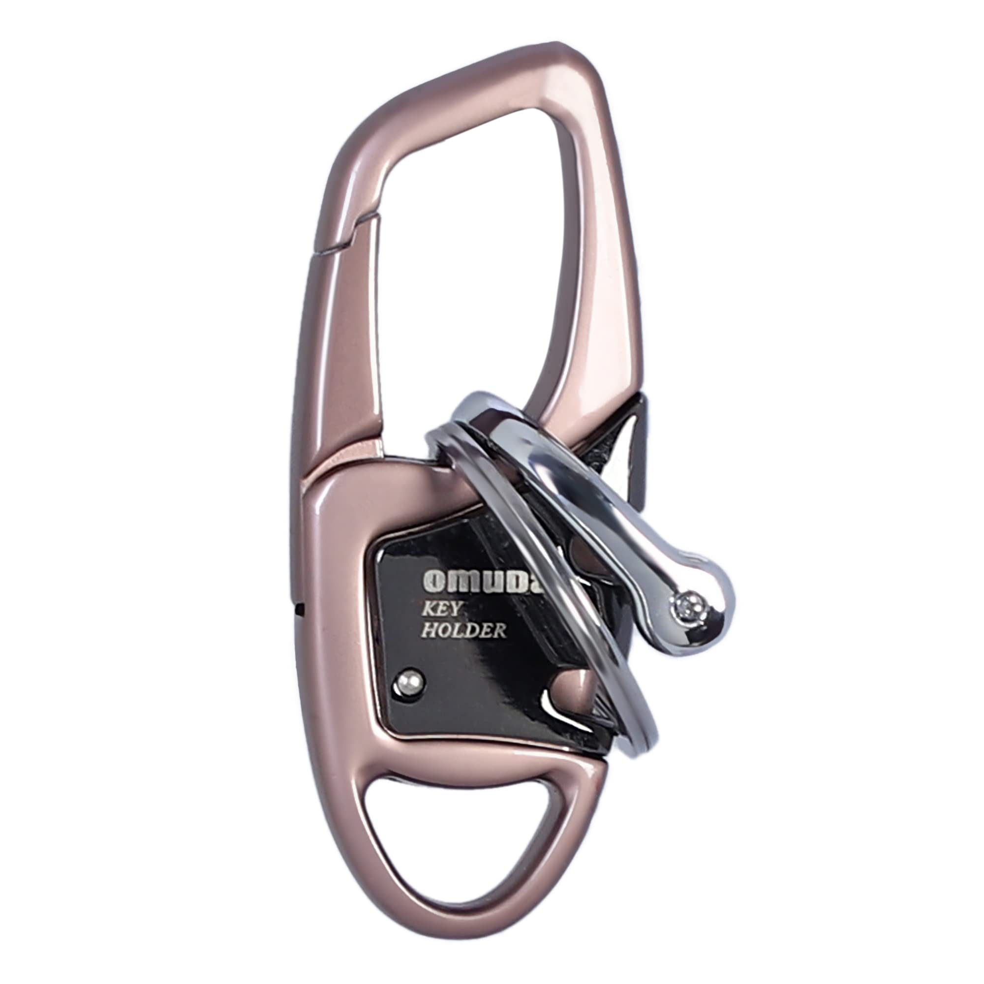 techpro stainless steel keychain heavy duty car keychain for men and women (brown)