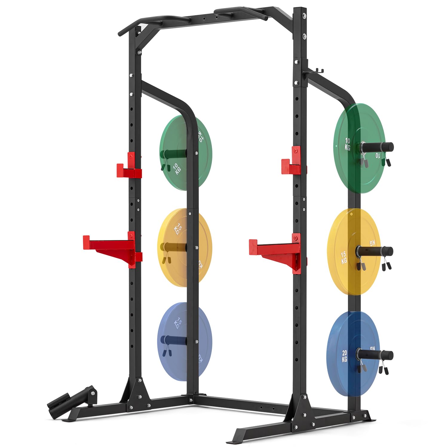 Smith Machine Home Gym with Cable Crossover, All-in-ONE Trainer Power Cage Smith for Strength Training