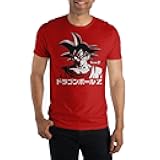 Dragon Ball Z Goku Kanji Mens Graphic Tee Shirt