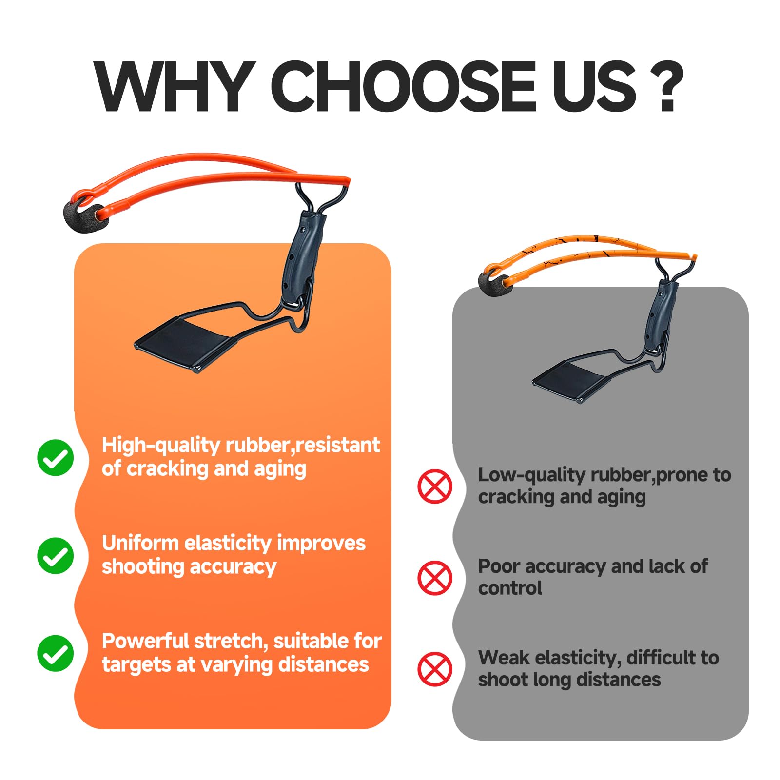 Slingshot Replacement Band Kit Compatible with Marksman 3330 3006-3040, Red Black- Durable Hunting Outdoor Accessory