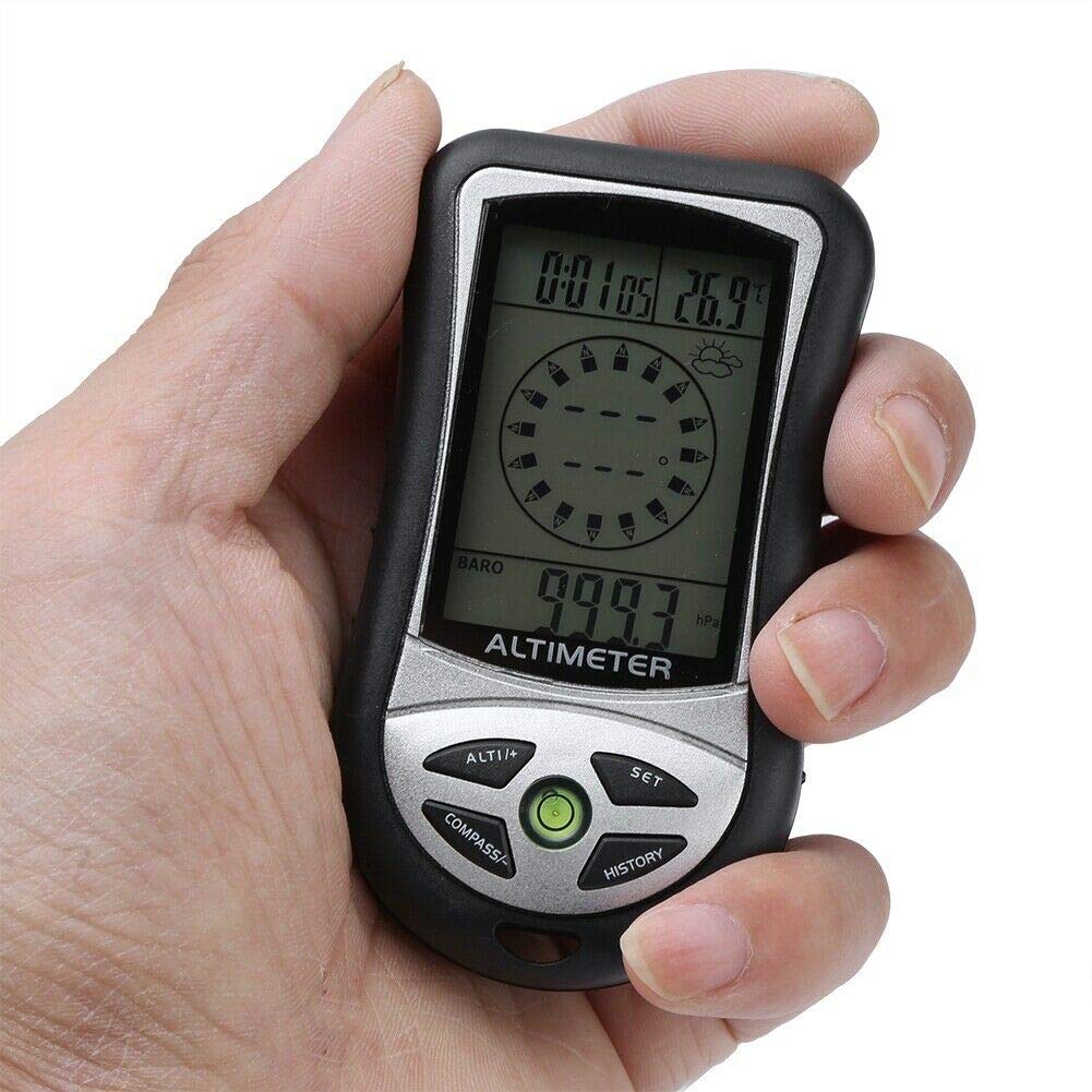 Multi Function Altimeter, 8 in 1 Digital Compass, Barometer, Thermometer, Hiking Safety Tool for Outdoor Hiking-picture-23