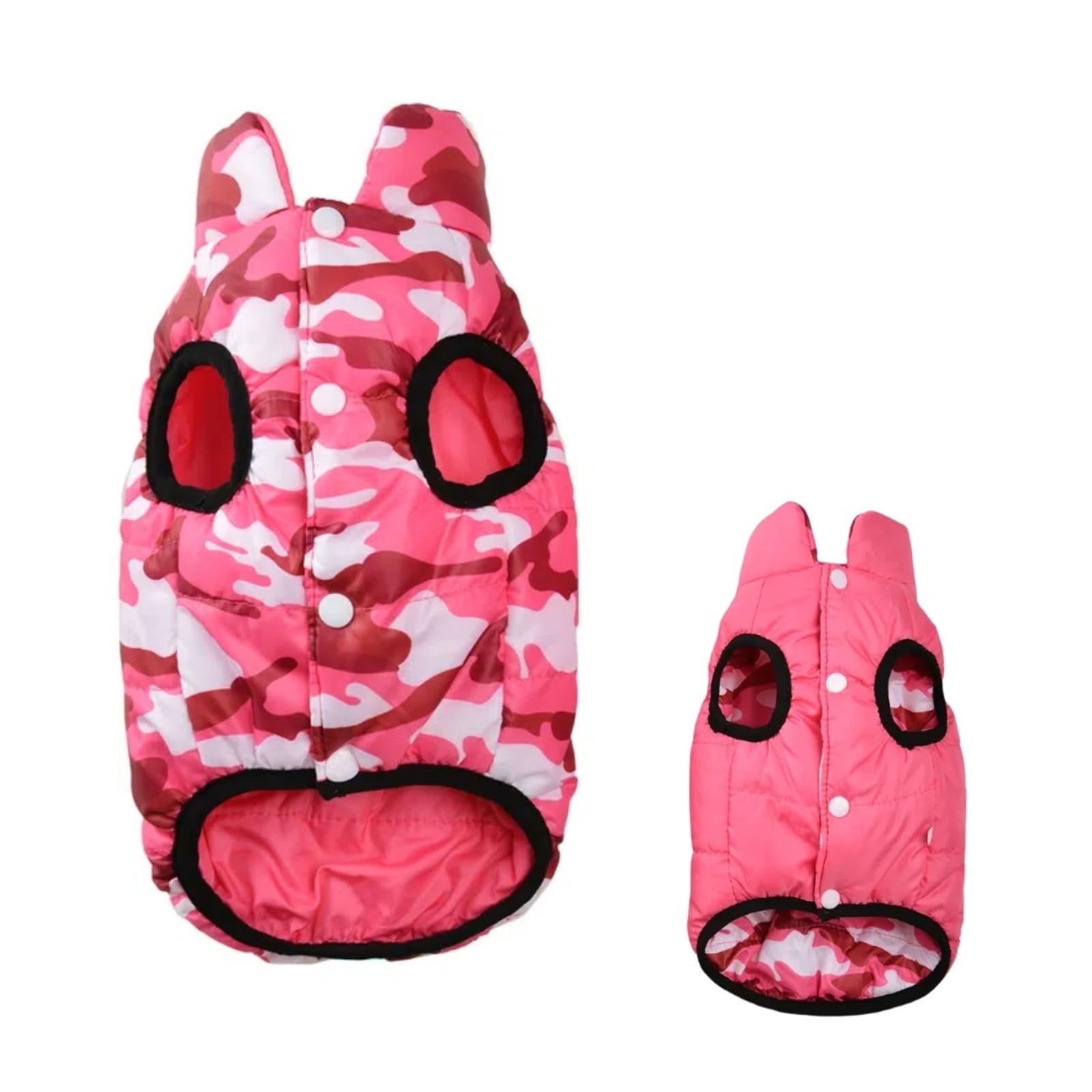 Veste d'hiver pour chien de petite taille veste réversible rose XL
