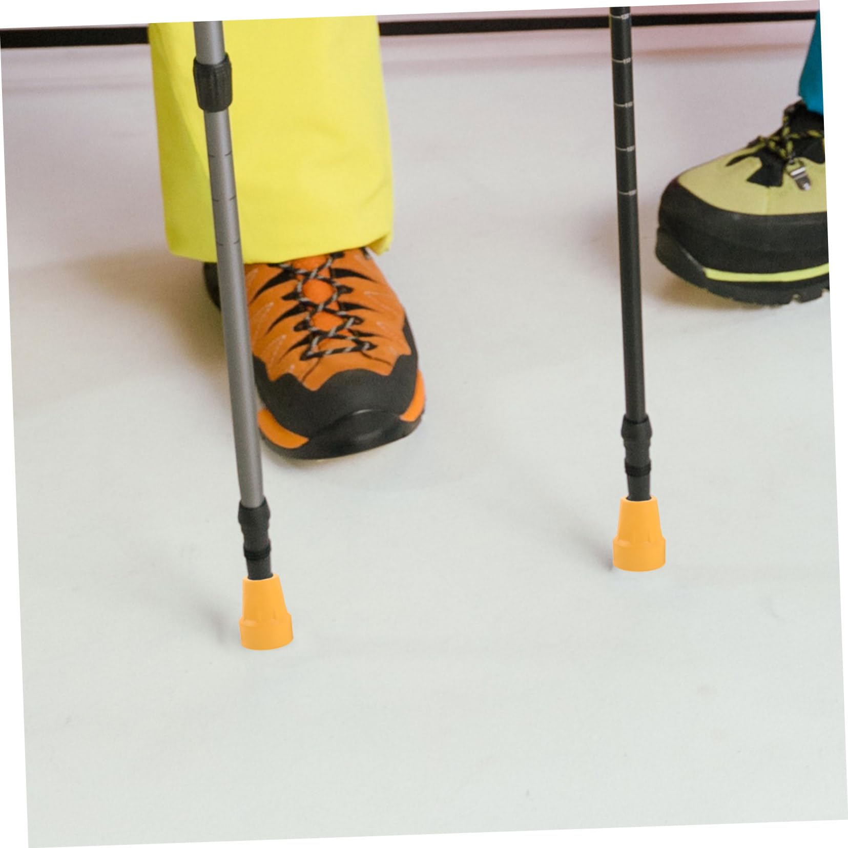 FRCOLOR Lot De 4 Pieds De Canne De Marche Embouts De Béquille Coussinets De Sans Canne Installation Facile 4 Pièces X 4