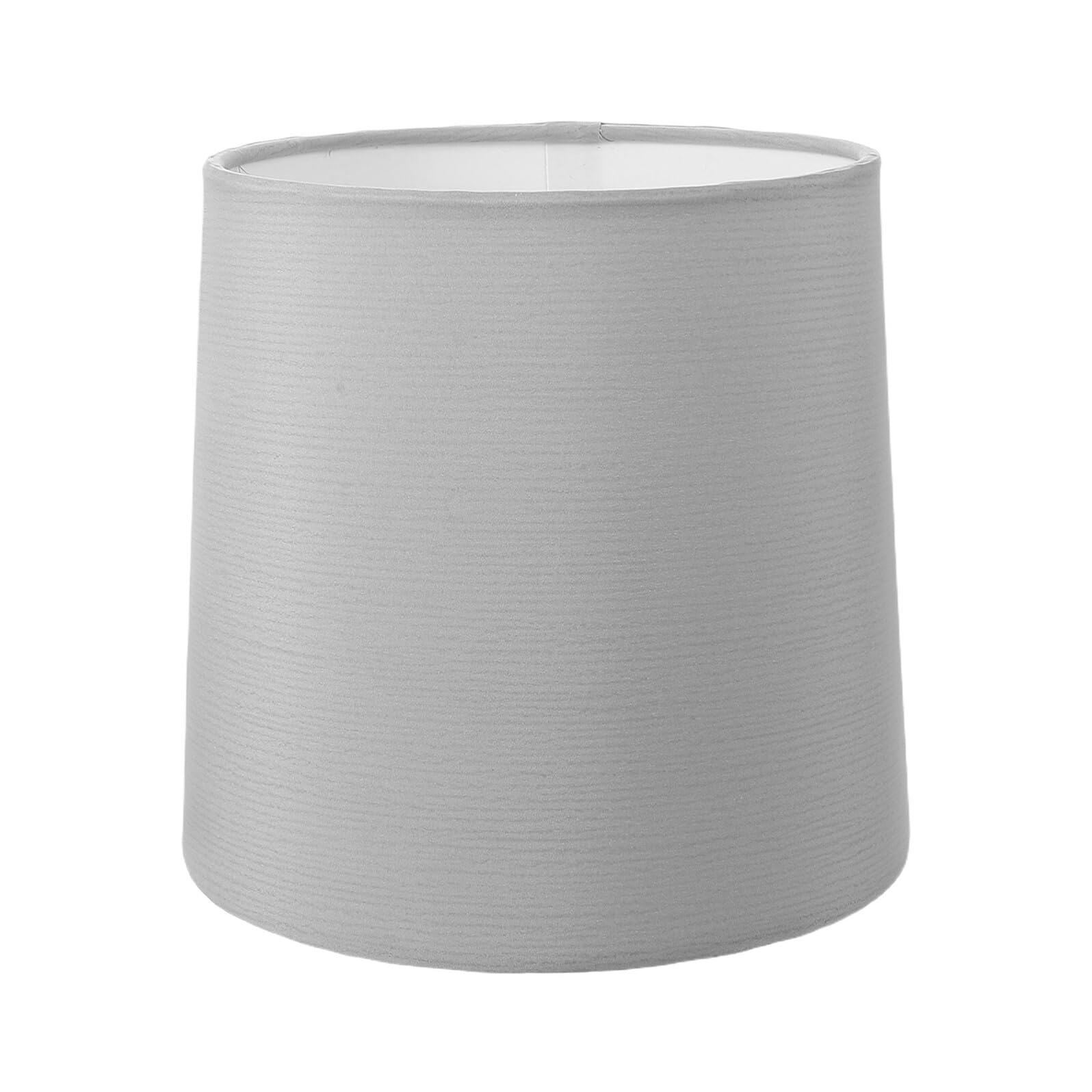TOYANDONA Grey Fabric Lamp Shade for Pendant and Table Lamps, 3cm Central Hole, Replacement Light Shade for Living Room and Bedroom Ceiling Lights, Decorative Indoor Lampshade
