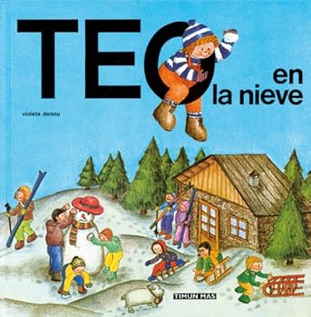 Hardcover Teo En La Nieve [Spanish] Book