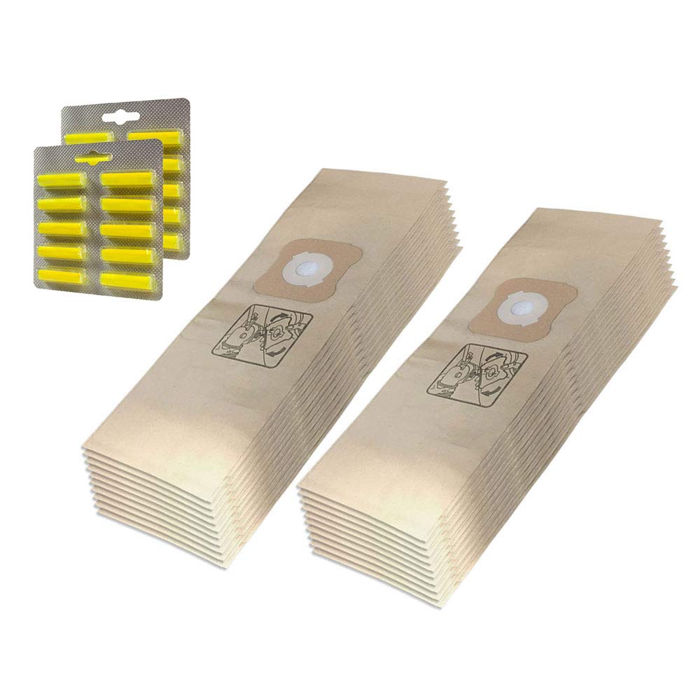 SET 20 Air Fresheners + 20 Vacuum Cleaner Dust Bags suitable For Kirby G 1, 2, 3, 4, 5, 6, 7, 8, 9, 10 | G1, G2, G3, G4, G5, G6, G7, G8, G9, G10 | Generation, Diamond, Heritage, Legend, Sentria Serie