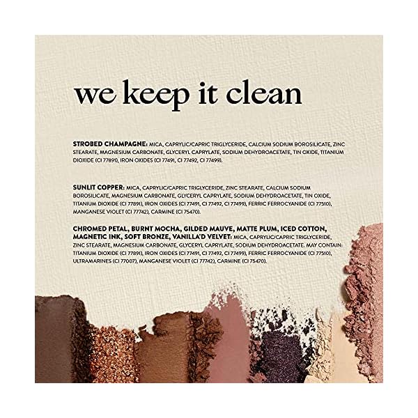 Honest Beauty Talc-Free Eyeshadow Palette with 10 Pigment-Rich Shades | Mattes, Shimmers, Satins | Dermatologist Tested + Cruelty Free | 0.67 oz