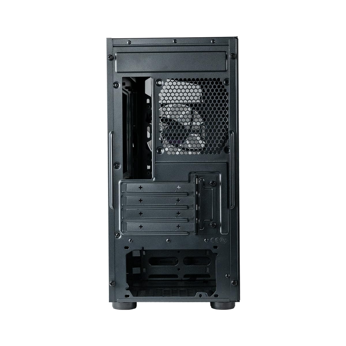 Cooler Master CMP 320 PC Case - Chassis Mini-Tower con 2 ventole ARGB da 120 mm, micro-ATX, pannello laterale in vetro temperato, raffreddamento versatile e supporto componenti, Nero