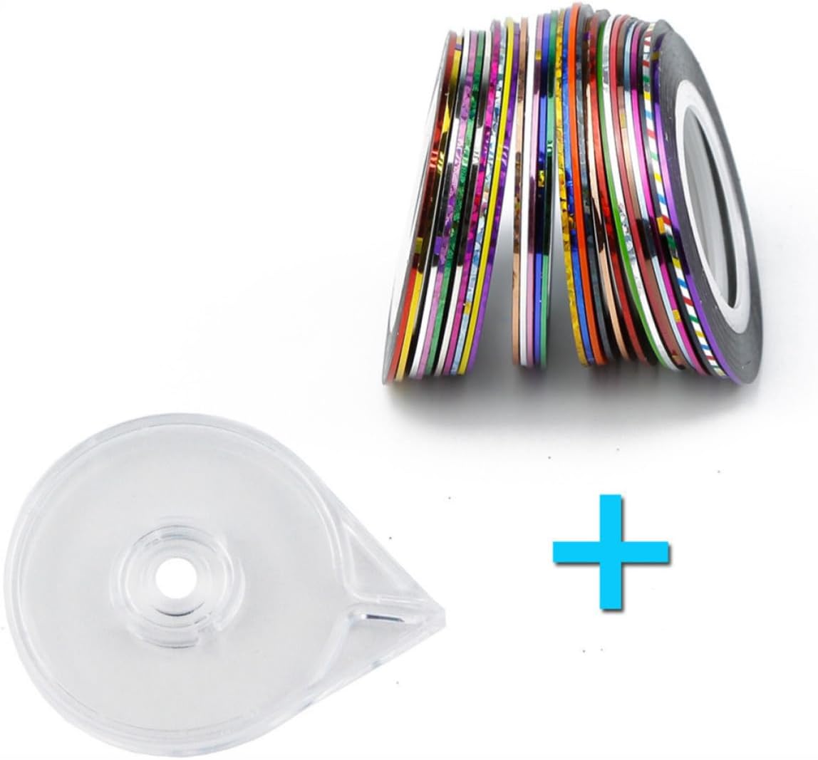 60 Rolls Nail Art Striping Tape Line Sticker Set with 2 Boxes