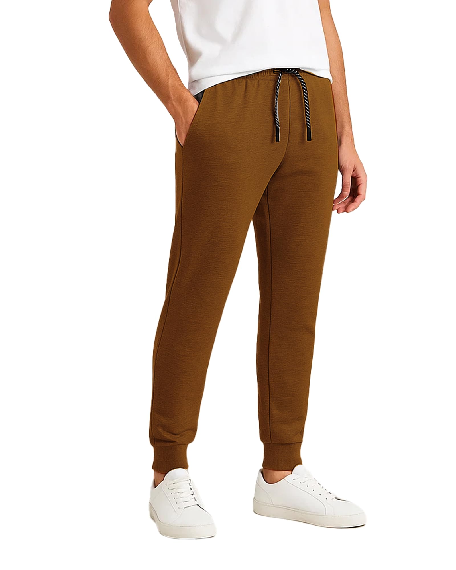 Spyder Mens Cargo Sweatpants - Soft Stretch Fleece Mens Joggers with Pockets Elastic Waistband for Running Jogging Workout