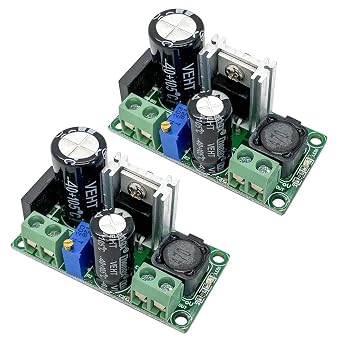 2Pcs Mini AC/DC to DC Buck Step Down Converter 2A