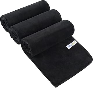 SINLAND Microfiber Gym Towels Super Absorbent Compact Travel Towel Ultra Soft Quick Dry Camping Sweat Towel for Sports Beach Swimming Backpacking Hiking and Yoga Men Women 16 Inch X 32 Inch
