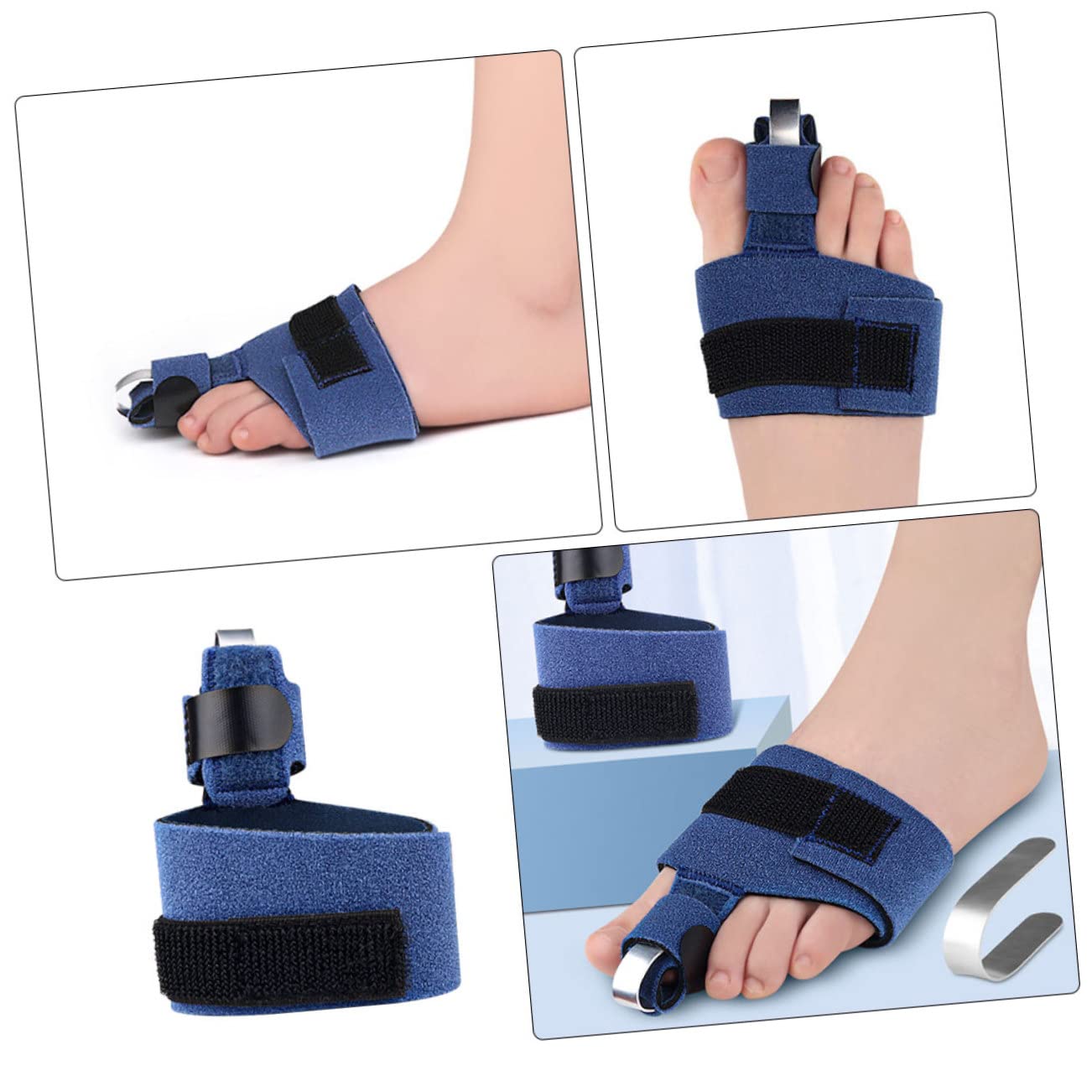 minkissy Breathable Toe Splint Comfortable Big Toe Straightener for and Joint Support for Hammertoe and Bunion Treatment