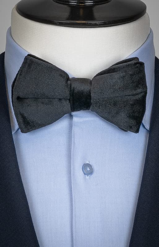 Image of Tuxedo Neck bow tie for Infants,Kids,Toddlers, Boys,Men - Hand sewn & Handcrafted