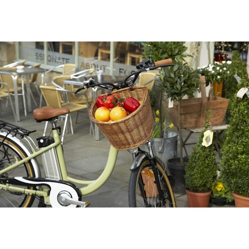 Fahrradkorb aus Weide, mittelgroß