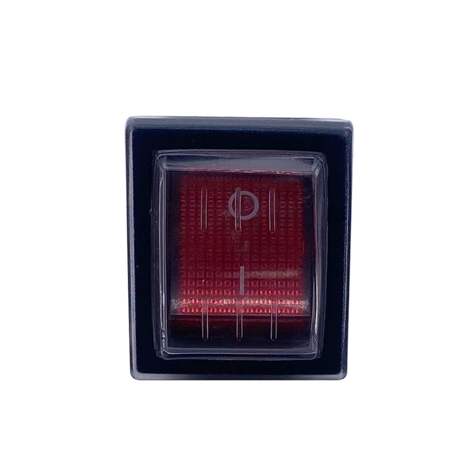 220V 16A ON/Off Red Rocker Machines Push Button Switches1Pcs