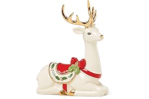 Lenox Christmas Laying Down Reindeer Figurine