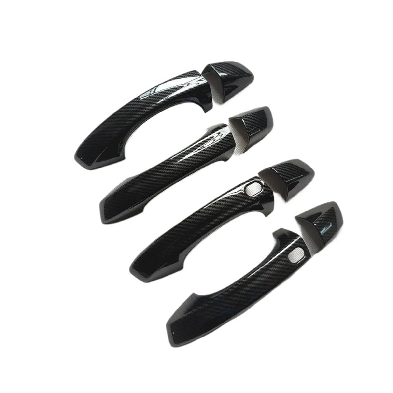 WNBXHSD Car Exterior Car Door Handle for Vw for Golf 7 Mk7 2013-2017 Door Handle Cover Plastic Imitation Carbon Fiber(S2)