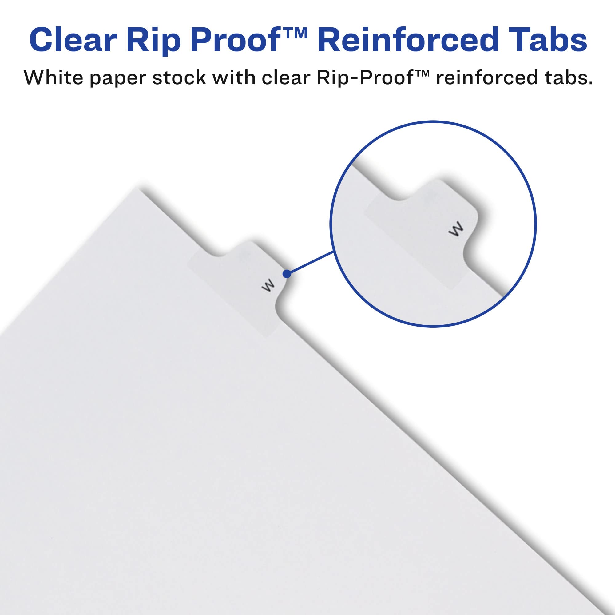 Avery Individual Legal Exhibit Dividers, Allstate Style, 7, Side Tab, 8.5 x 11 inches, Pack of 25 (82205) - Image 2