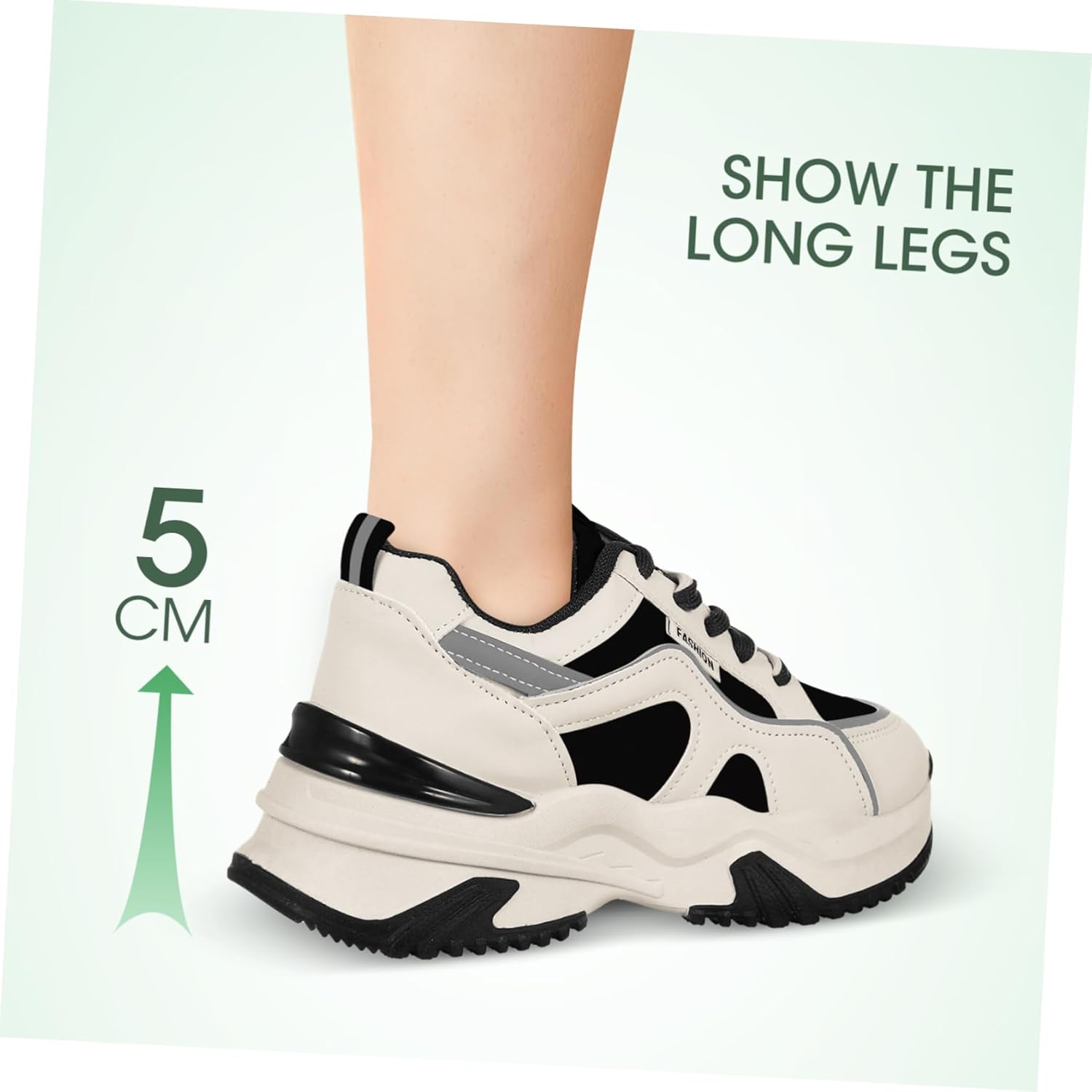 BESPORTBLE Women's Fashion Sneakers Leather Tennis Shoes Lightweight Breathable for Exercise