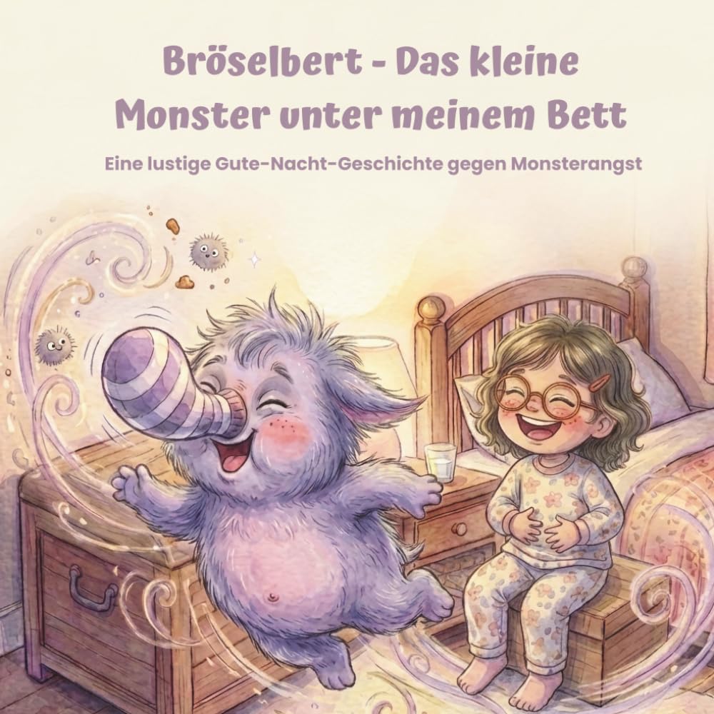 Bröselbert - Das kleine Monster unter meinem Bett: Eine lustige Gute-Nacht-Geschichte gegen Monsterangst