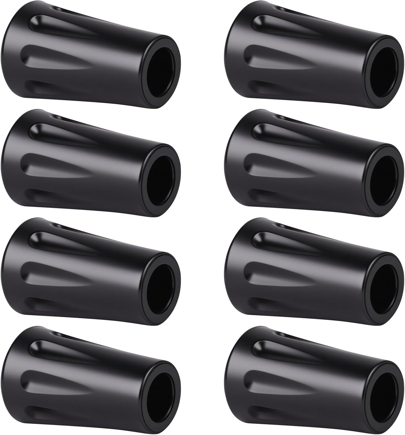 8-Pack Replacement Rubber Tips for Walking Sticks & Trekking Poles