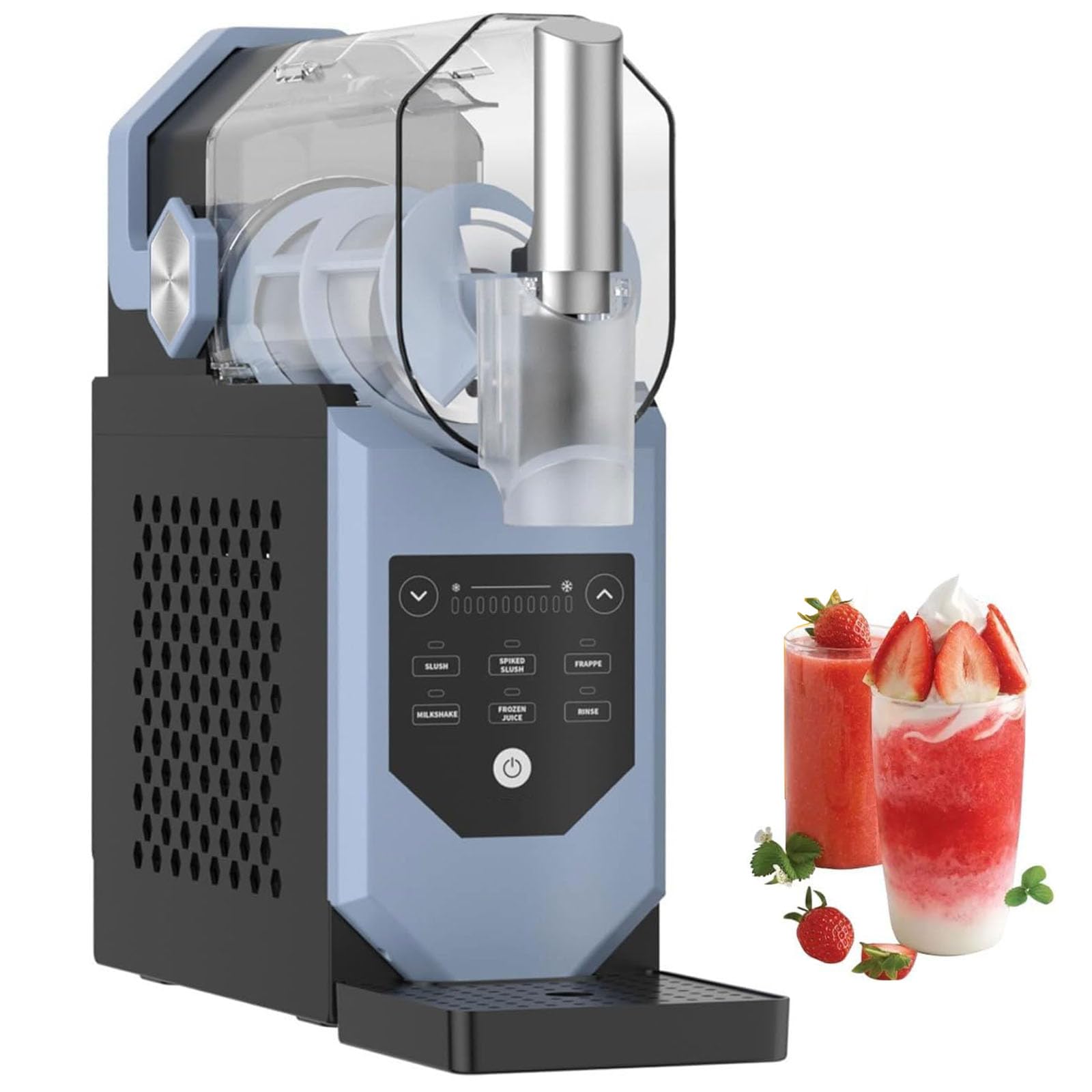 Automatyczny Dozownik Zimnych Napojów, 2-litrowy Ekspres Do Mrożonych Napojów I Maszyna Do Błota Pośniegowego Z 6 Ustawieniami Ekranu Dotykowego, Maszyna Do Robienia Slushie Do Mrożonych Margarit