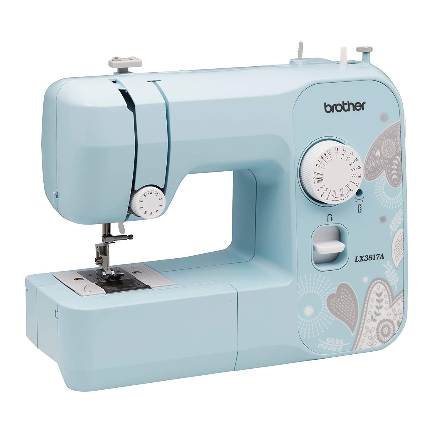 brother RLX3817A 17-Stitch Sewing Machine, Blue (Renewed)