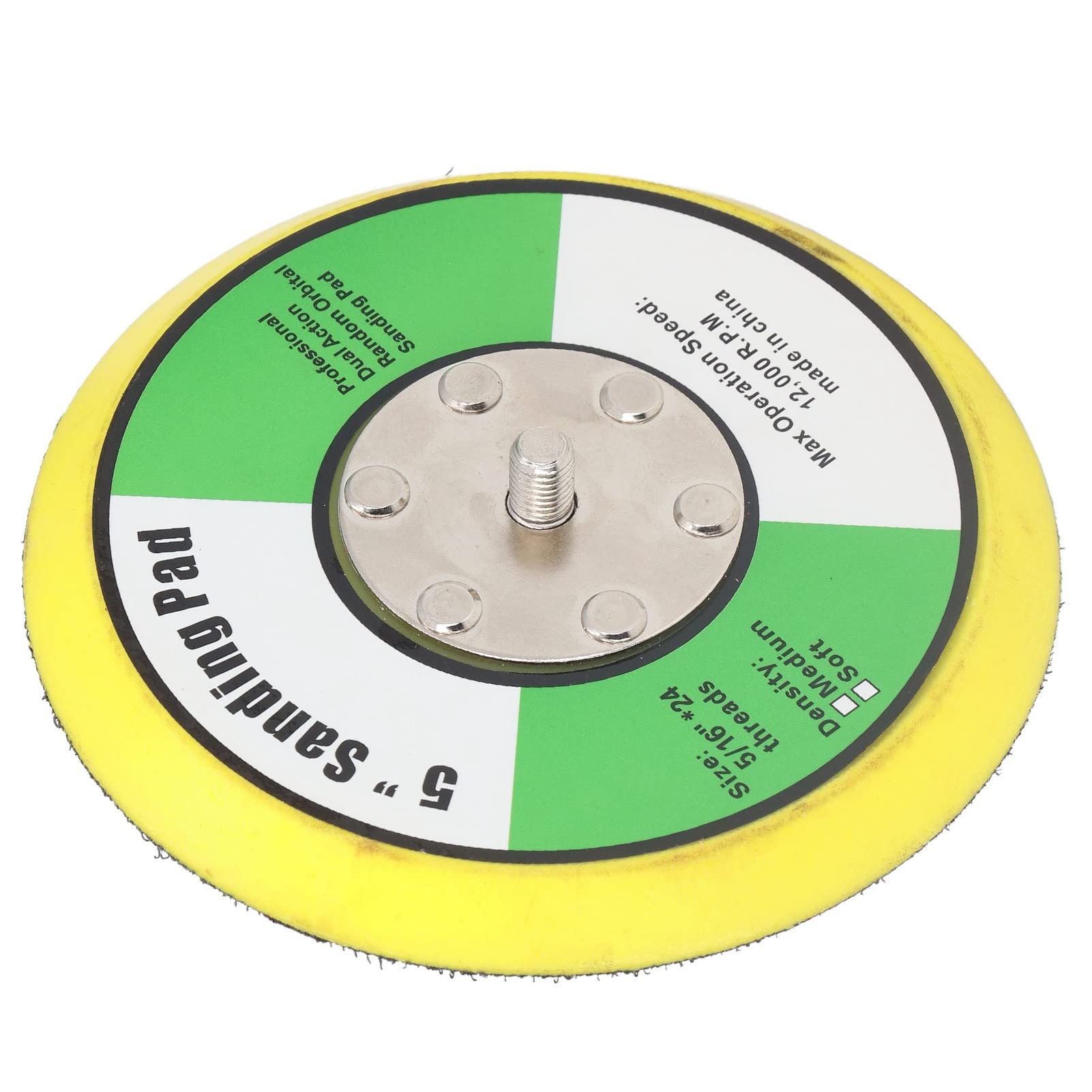 OKJHFD Piastre di Supporto con Gancio e Anello, Levigatrice ad Aria Lucidatore Platorello in PU per Lucidatrice per Auto Levigatrice ad Aria Levigatura Finitura Lucidatura (5)