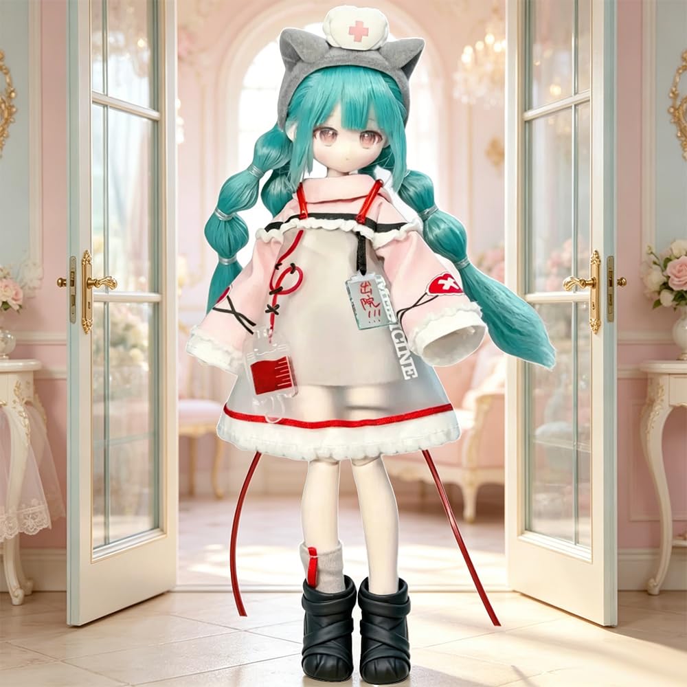 1/8 BJD Haartransplantationspuppe Niedliche (Two Boxes) | Geistergeschichten-Serie Sammelfigur zum Anziehen und Verschenken