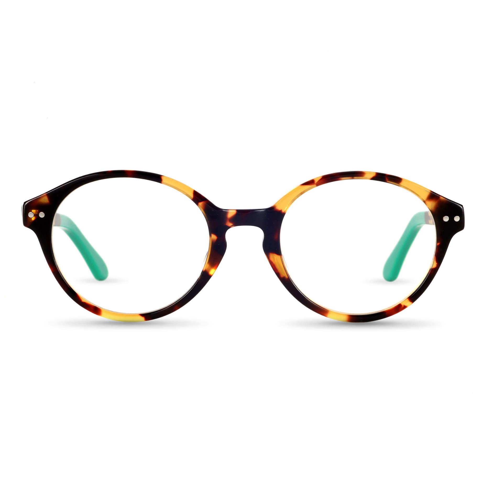 Gafas infantiles con protección contra la luz azul, sin graduación, protección UV400, unisex, para niños y niñas, lentes intercambiables, material robusto, modelo Tiger