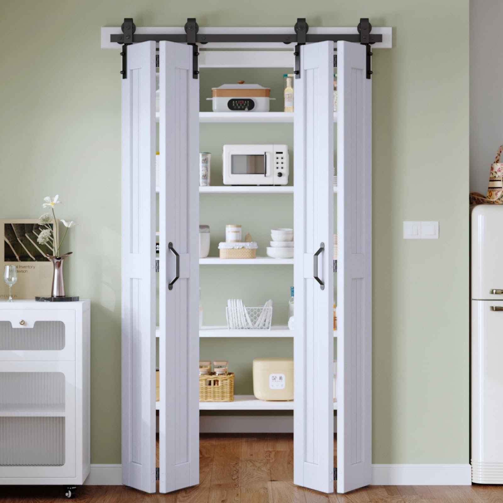 Barn Door Hardware Kit EaseLife 24\, image size:1600x1600