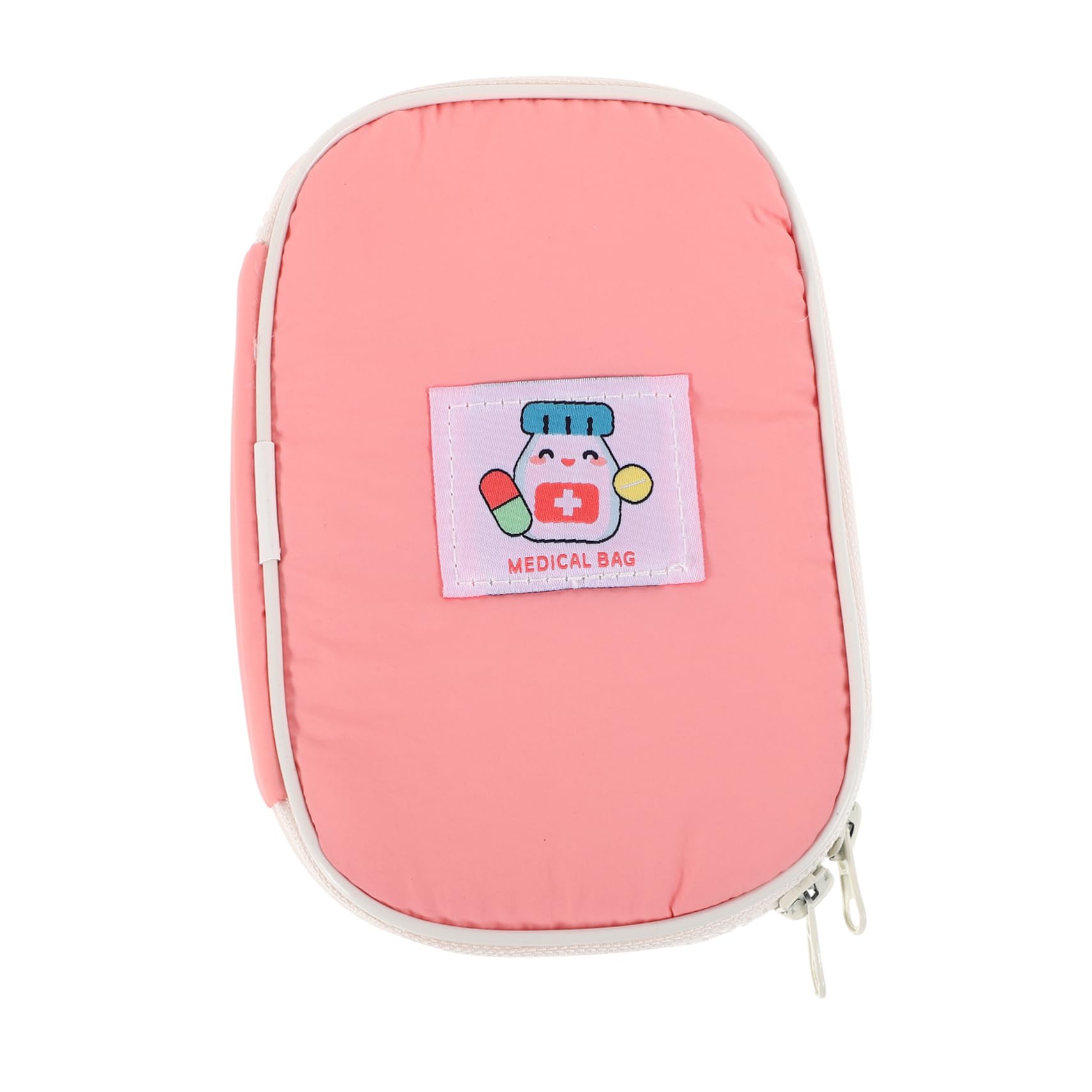 Yardenfun Nylon Medicine Pouch Small Emergency Bag for Travel Compact Medical Supply Bag 8 Compartments