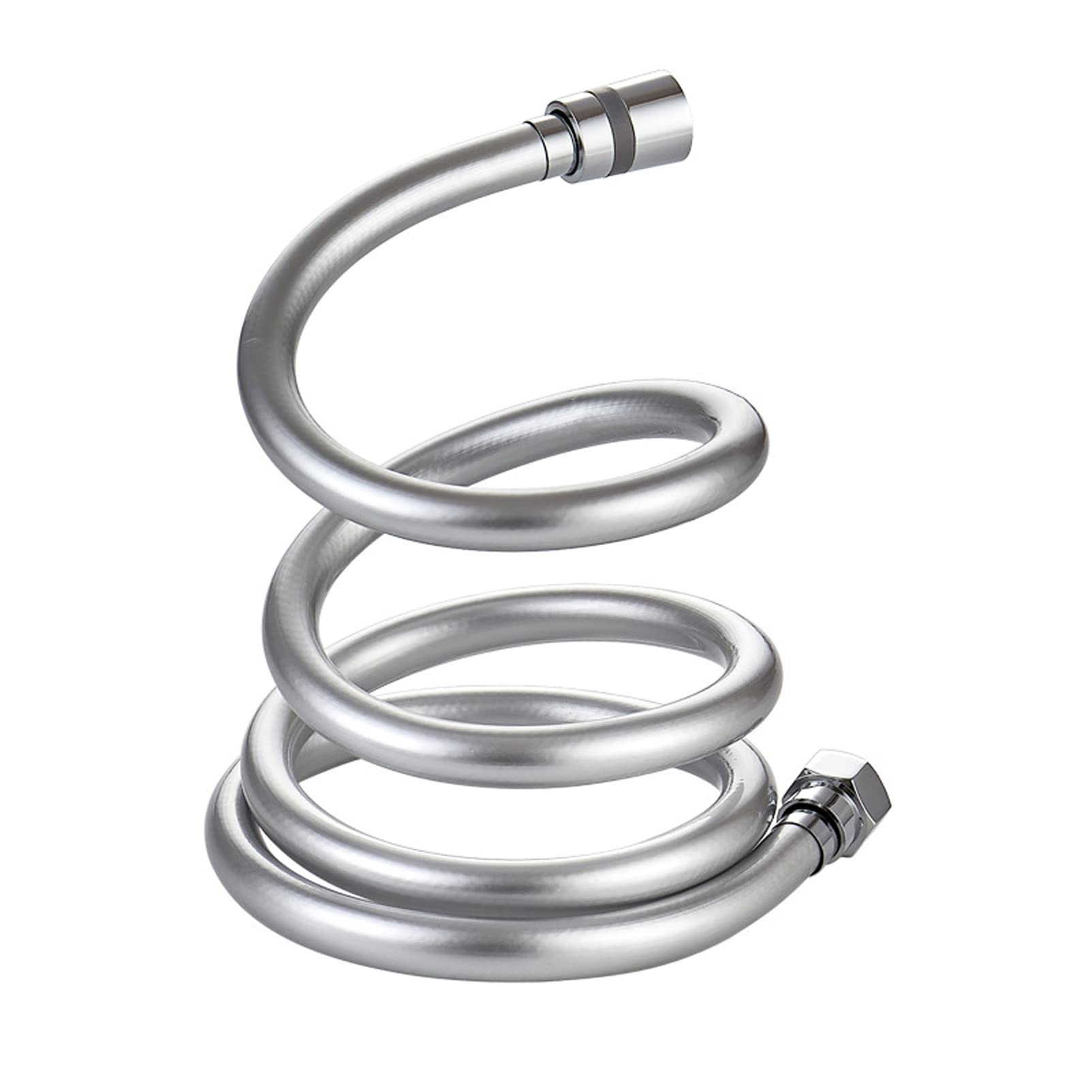 Yesmin PVC Smooth Shower Hose 59 Inch(1.5M) with Anti-Twist Brass Connections - Universal Anti-Kink and Leak-Proof
