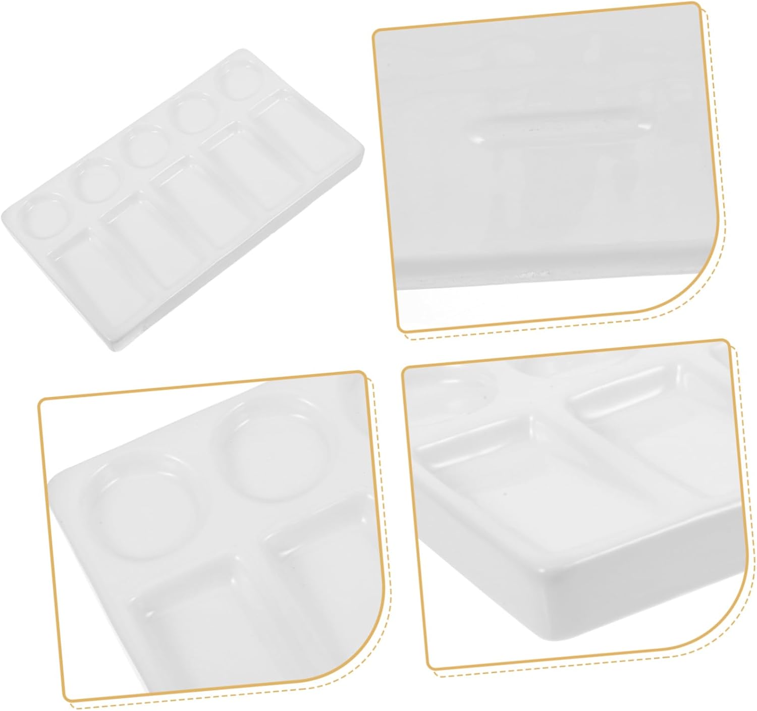 Ceramic Palette Procelain Palette Rectangular Painting
