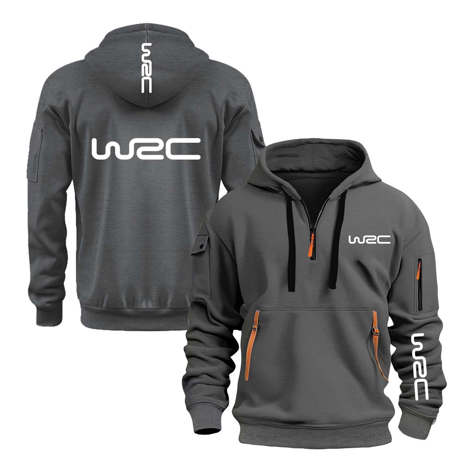 NXTBHDCW Men's Hoodies Printing Hoody for W.R.C with Pocket Jackets Sport Coats Soft Pullover Tracksuit Long Sleeve Sweatshirt Half Zip Outwear-SHS||x_l